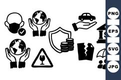 Financial Insurance Vector Icon For Business Use Product Image 1