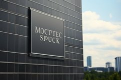 Sign Board Mockup on Building Wall Product Image 2