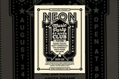 Vintage Neon Music Party Product Image 1