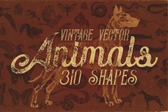 Vintage Animals Vectors Product Image 1