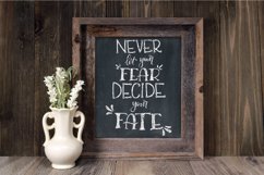 Never let your Fear decide your Fate SVG Cut File Product Image 5