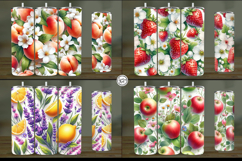 4 Fruits Tumbler Sublimation, 20 oz Tumbler Wrap Product Image 2