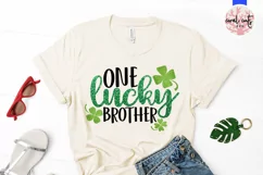 One lucky brother - St. Patrick's Day SVG EPS DXF PNG Product Image 2