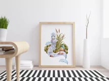 Watercolor mermaid clipart. Mermaid tail digital png Product Image 5