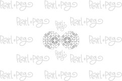 Abstract Grunge Round Laser Engraved Earring Download Product Image 4