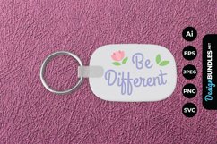 Be Different Keychain Product Image 1