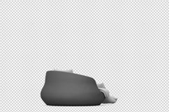 Isometric Arm Chair 3D isolated render Product Image 1