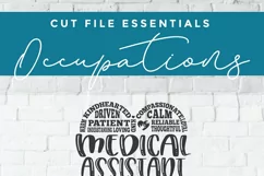Medical Assistant svg, a MA svg healthcare file for crafters Product Image 4