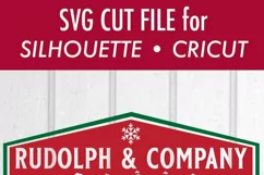 Rudolph & Co Delivery - Christmas - Retro Christmas - SVG Product Image 3
