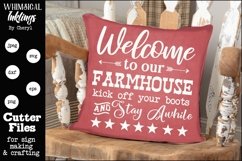 Stay Awhile-Farmhouse SVG Product Image 1