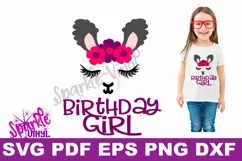 LLama Party, Llama birthday, LLama Face svg, Girl Llama svg, Product Image 1