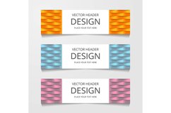 Abstract Web banner design background or header Templates Product Image 1