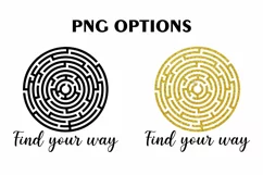 Maze SVG. Labyrinth SVG. Design for Sublimation or Cutting Product Image 3