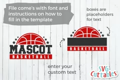 Basketball SVG | Basketball Template 0024 | Shirt Design Product Image 6