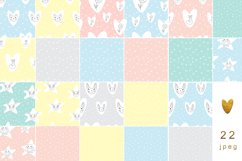 Scandi Animals Digital Paper. Baby Animals Seamless Patterns Product Image 2
