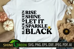 Black Queen SVG Black Women SVG Motivational Quote SVG Product Image 1