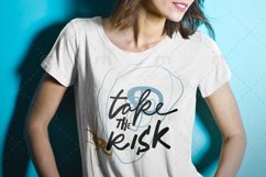 Inspirational quote PNG SVG| Take a risk Product Image 1