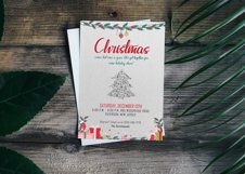 Christmas Invitation Cards Product Image 3