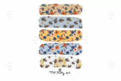 Floral Brush Strokes, Honey Bee Brush Strokes Product Image 1