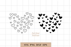 Heart svg, Hearts svg files for cricut, Mother's Day svg Product Image 1