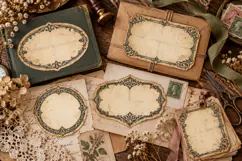 Vintage PNG Junk Journal Labels 2 Product Image 5