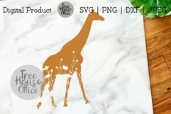 Flower Giraffe Mandala Africa Zentangle Flower SVG DXF PNG Product Image 1