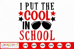 I put the cool in school svg, back to school svg Product Image 2