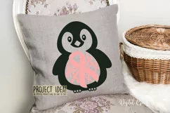 Breast cancer survivor, Penguin SVG / DXF / EPS / PNG files Product Image 4