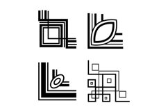 Vintage Corner Borders Product Image 1