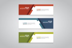 Vector abstract design banner web template. Product Image 1