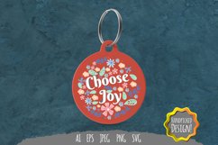 Floral Choose Joy SVG Product Image 2
