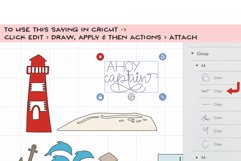 3D Nautical Card SVG | Summer SVG Box Card SVG Product Image 7