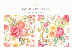 English Garden Watercolor and Glitter Bundle Product Image 11