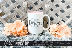 Valentine sublimation mug MOCK UP | PSD & JPEG Product Image 1