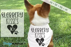 Would You Like a Kiss SVG | Dog Scarf SVG | Paw Print SVG Product Image 2
