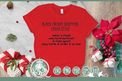 SVG | Black Friday Shopping Covid Style Product Image 1
