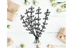Herbs svg, Plant svg, Kitchen svg, Thyme svg, Rosemary svg Product Image 4