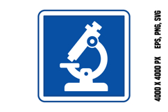 Blue Laboratory Sign Product Image 1
