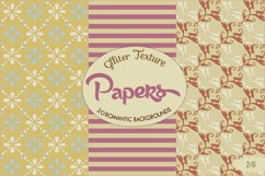 20 Romantic Papers with Glitter Elements JPG Product Image 23