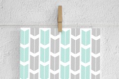 Teal And Grey Patterns Product Image 3