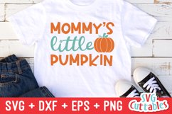 Fall SVG | Mommy's Little Pumpkin | Shirt Design Product Image 1