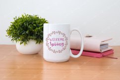 Mug Mockup 15 Oz White Coffee Pink Planners Small Plant Product Image 3