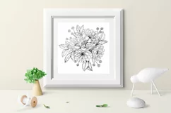 Flowers illustration / Flowers PNG / Flowers sublimation Product Image 4