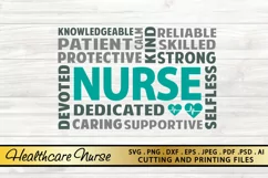Nurse SVG PNG EPS DXF Nursing SVG Cutting and Printing Files Product Image 5
