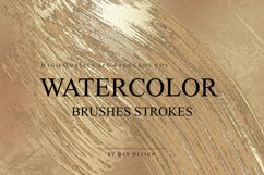 Watercolor Brushes Strokes Textures Product Image 1