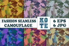 6 Seamless Fashion Camouflage Product Image 1