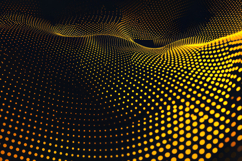 Dots Waves Background Wallpaper Product Image 1