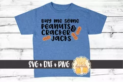 Buy Me Peanuts and Cracker Jacks SVG PNG DXF Cut Files Product Image 1