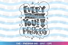 Positive-every mistake you make is progress svg Product Image 1