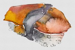 Sushi set Philadelphia watercolor png Product Image 4
